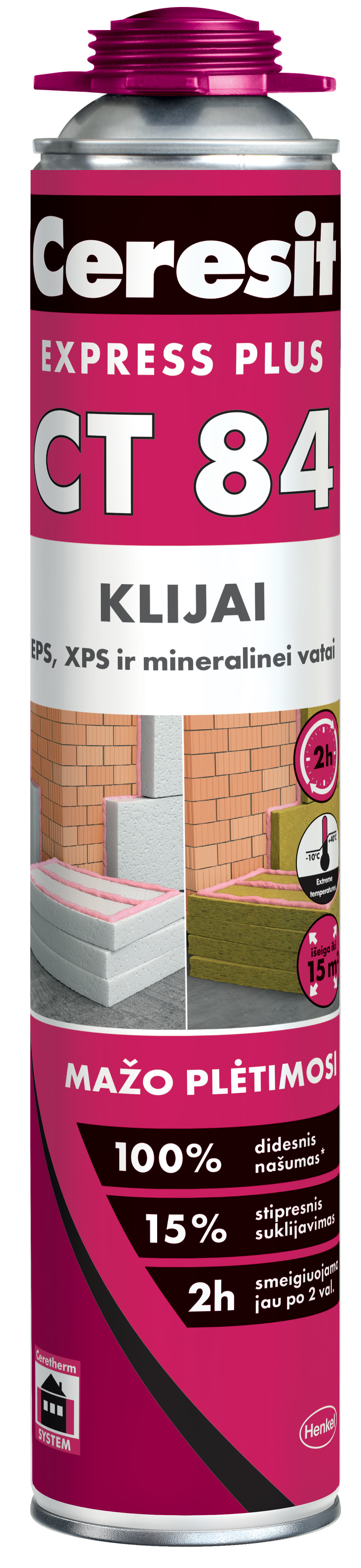 Poliuretaniniai klijai CERESIT CT84, 850 ml