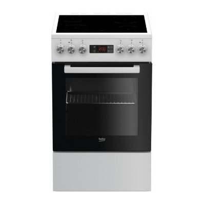 Elektrinė viryklė su elektrine orkaite BEKO FSM57300GW, 50 cm, balta-0