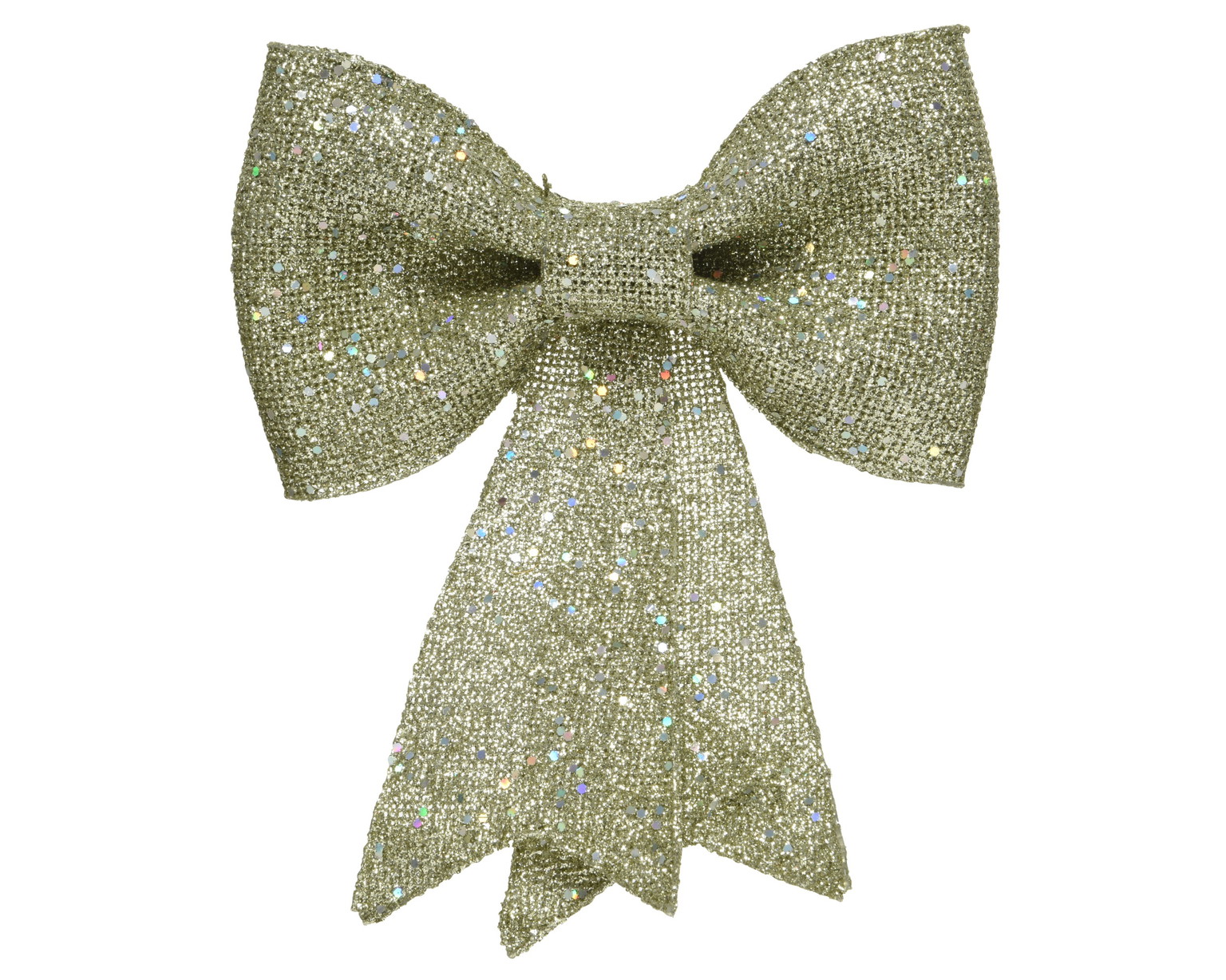 Kalėdinė dekoracija - kaspinas BOWTIE, šv.auksinės sp., 5 x 22 x 30 cm, 1 vnt-0