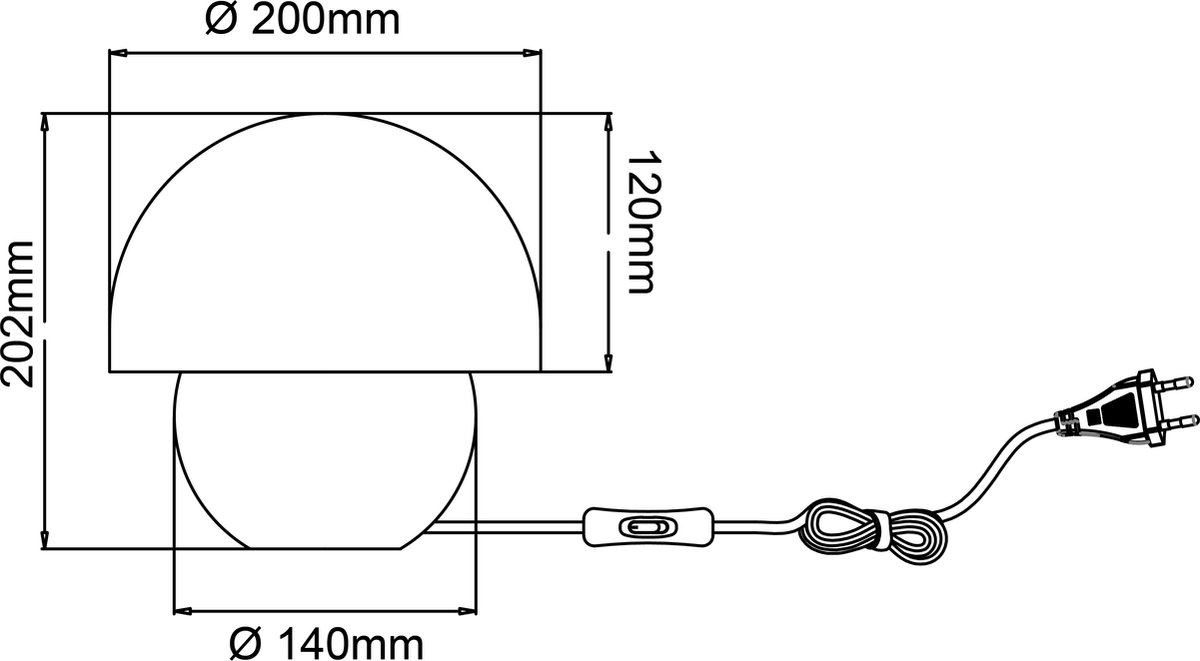 Stalinis šviestuvas BRILLIANT NALAM TL1, 1 x E14, 40W, 220-240V, pilkos sp., 20 x 20 cm - 4