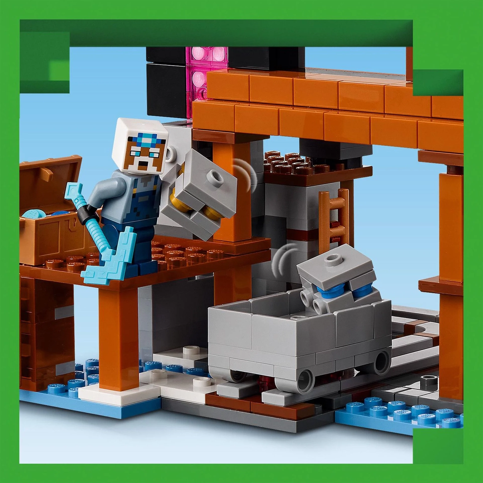 Konstruktorius LEGO Minecraft The Pickaxe Mine - 5