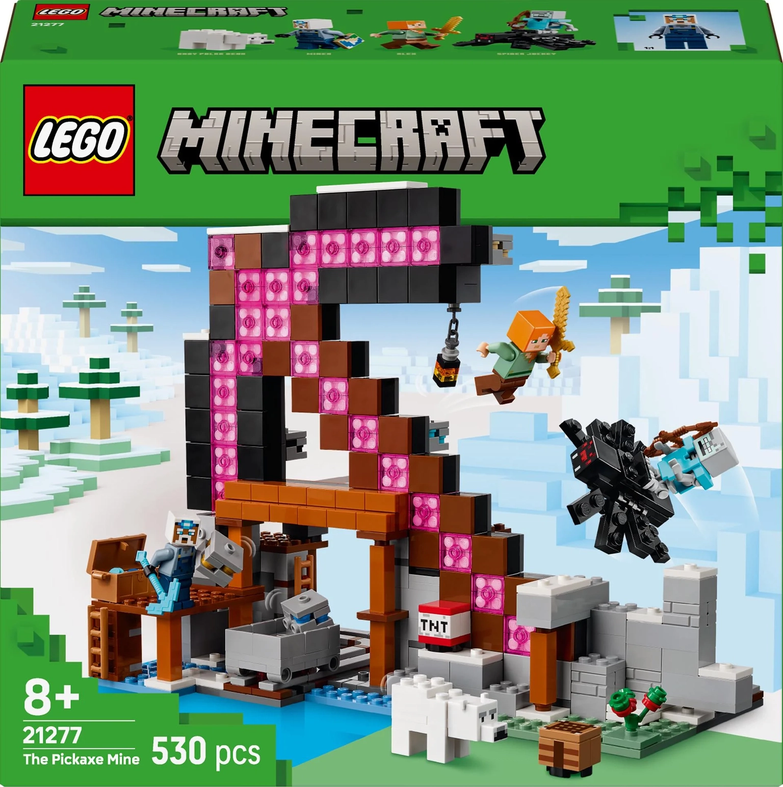 Konstruktorius LEGO Minecraft The Pickaxe Mine - 1