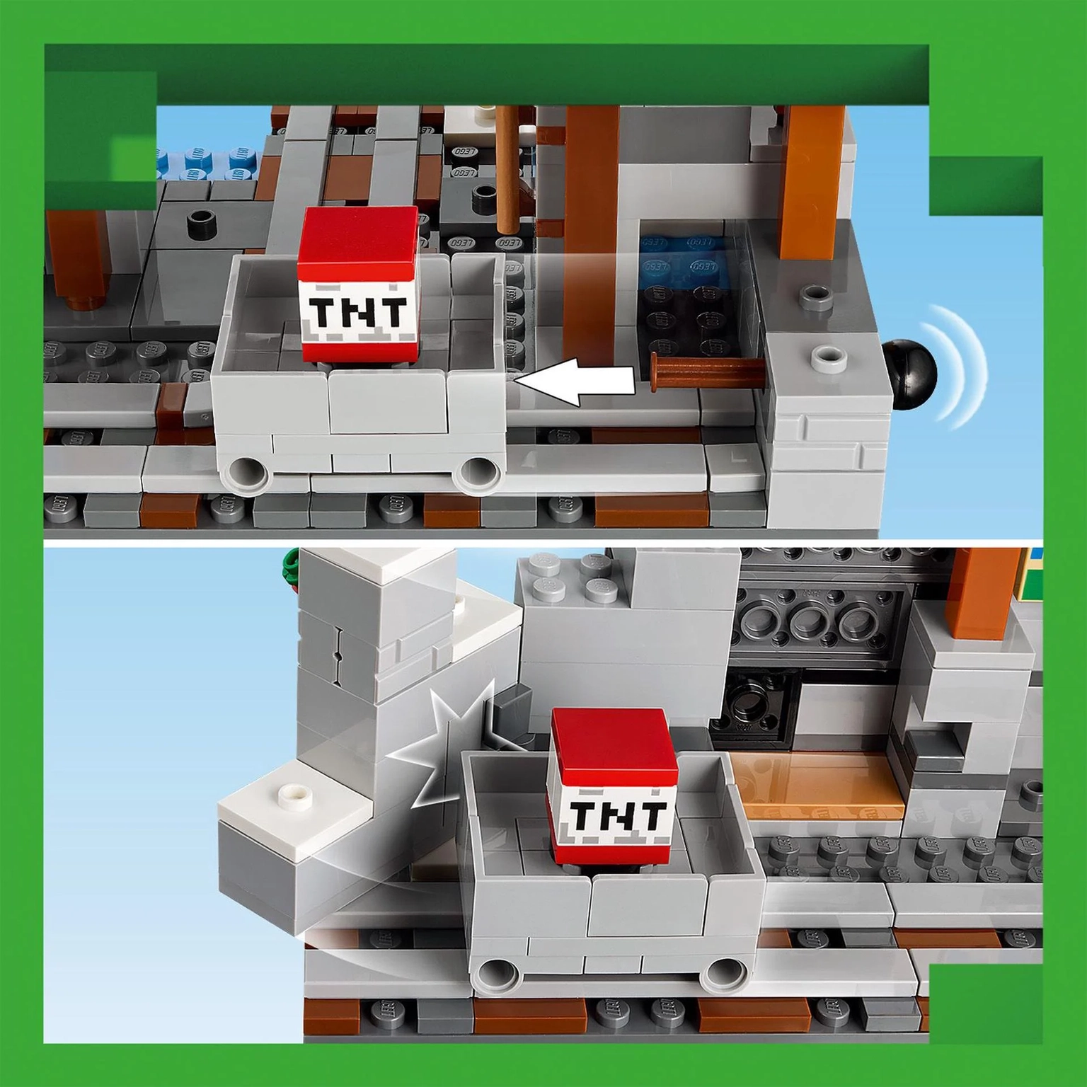 Konstruktorius LEGO Minecraft The Pickaxe Mine - 7