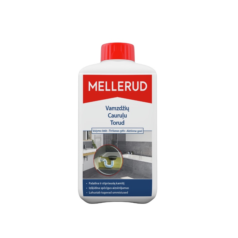 Vamzdžių valymo želė Mellerud, 1,0 l-0