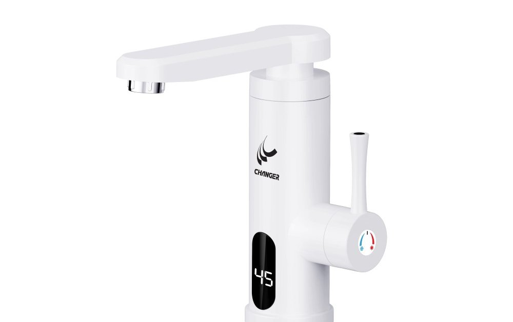Momentinis vandens šildytuvas CHANGER White Wave, 3 kW, baltos sp.-0