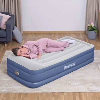 Pripučiamas čiužinys BESTWAY Tritech, baltos/mėlynos sp., 191 cm x 97 cm x 46 cm-1