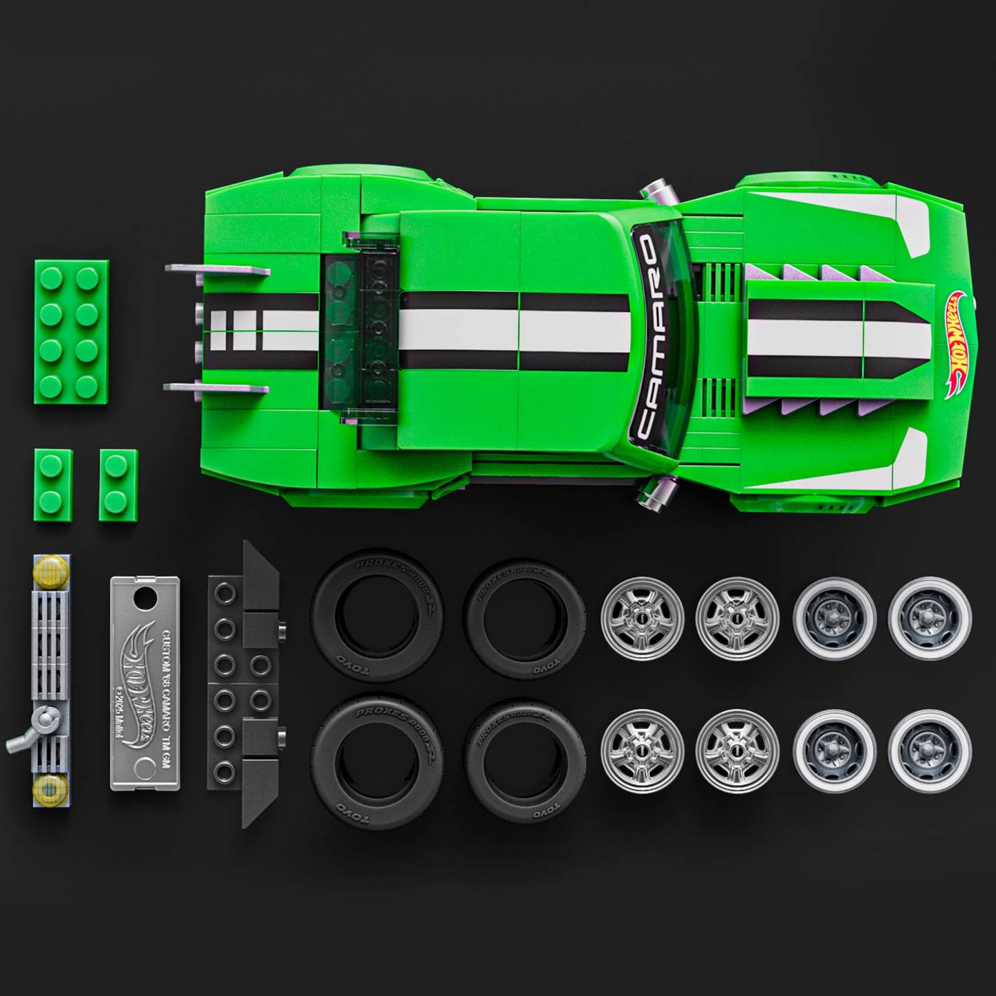 Konstruktorius MATTEL BRICK SHOP HOT WHEELS Speed Camaro - 3