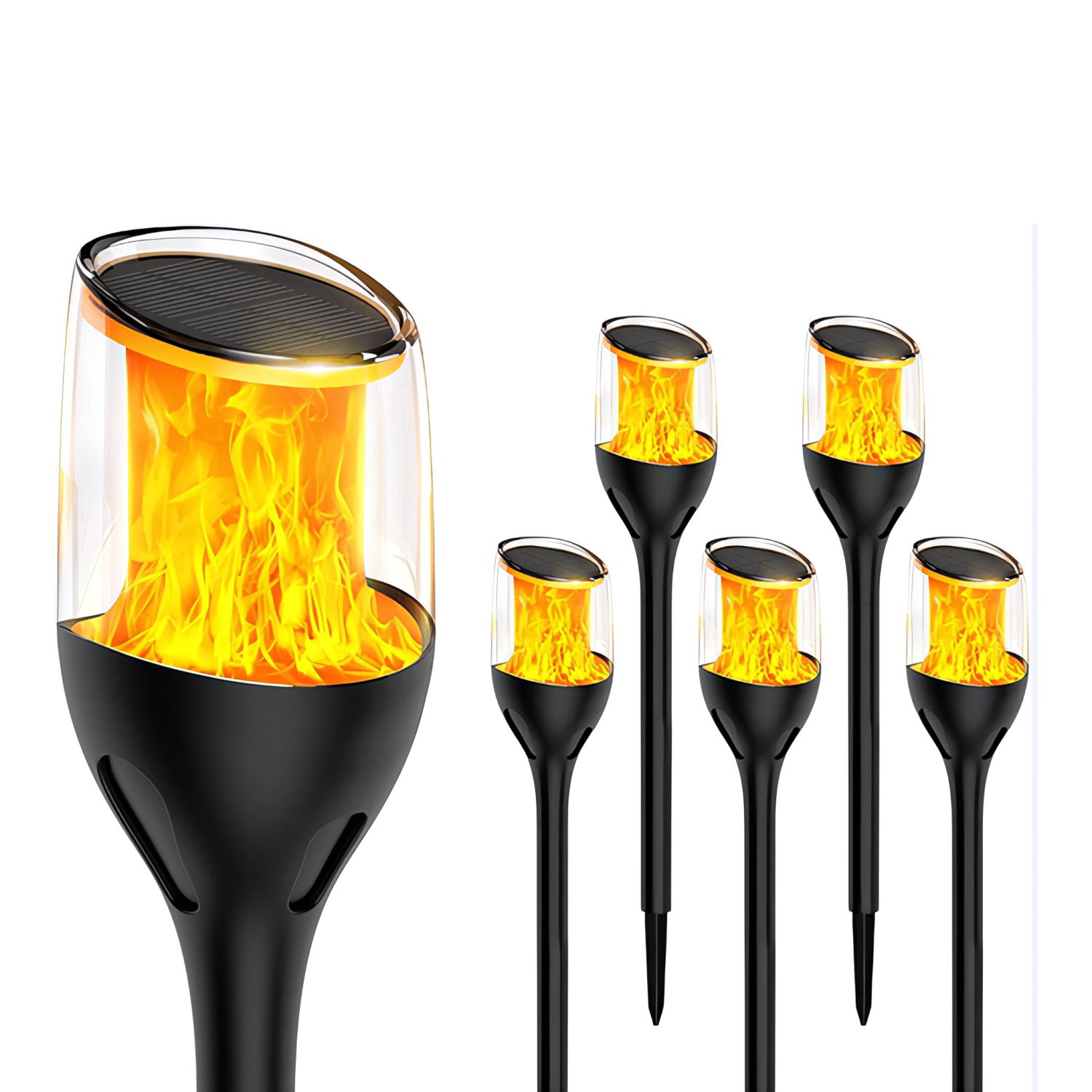 Įsmeigiamas LED lauko šviestuvas KAUFTEC SOLID, įkraunamas saulės energija, 7,5x64cm-0