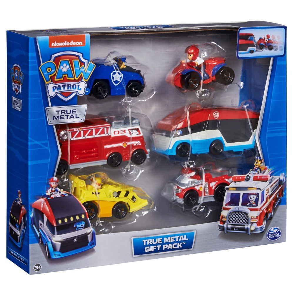 Žaislinių automobilių rinkinys PAW Patrol True Metal Team Vehicle - 2