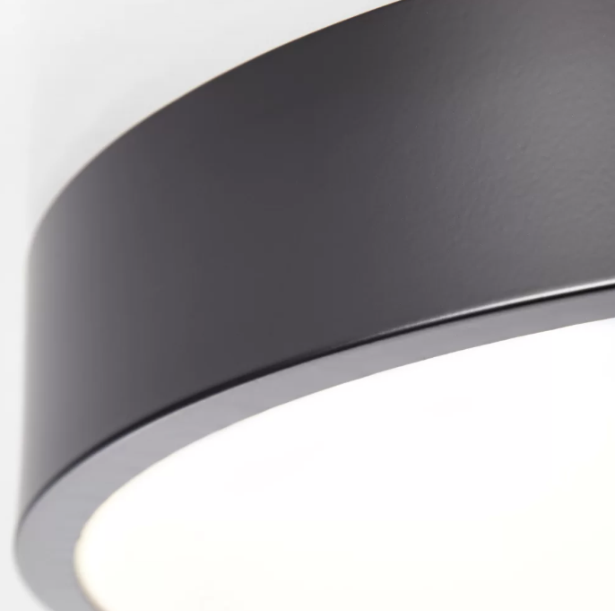 Lubinis LED šviestuvas BRILLIANT SLIMLINE, 24 W, 3000 K, 2400 lm, juodos sp, Ø 33 x 6,5 cm - 4