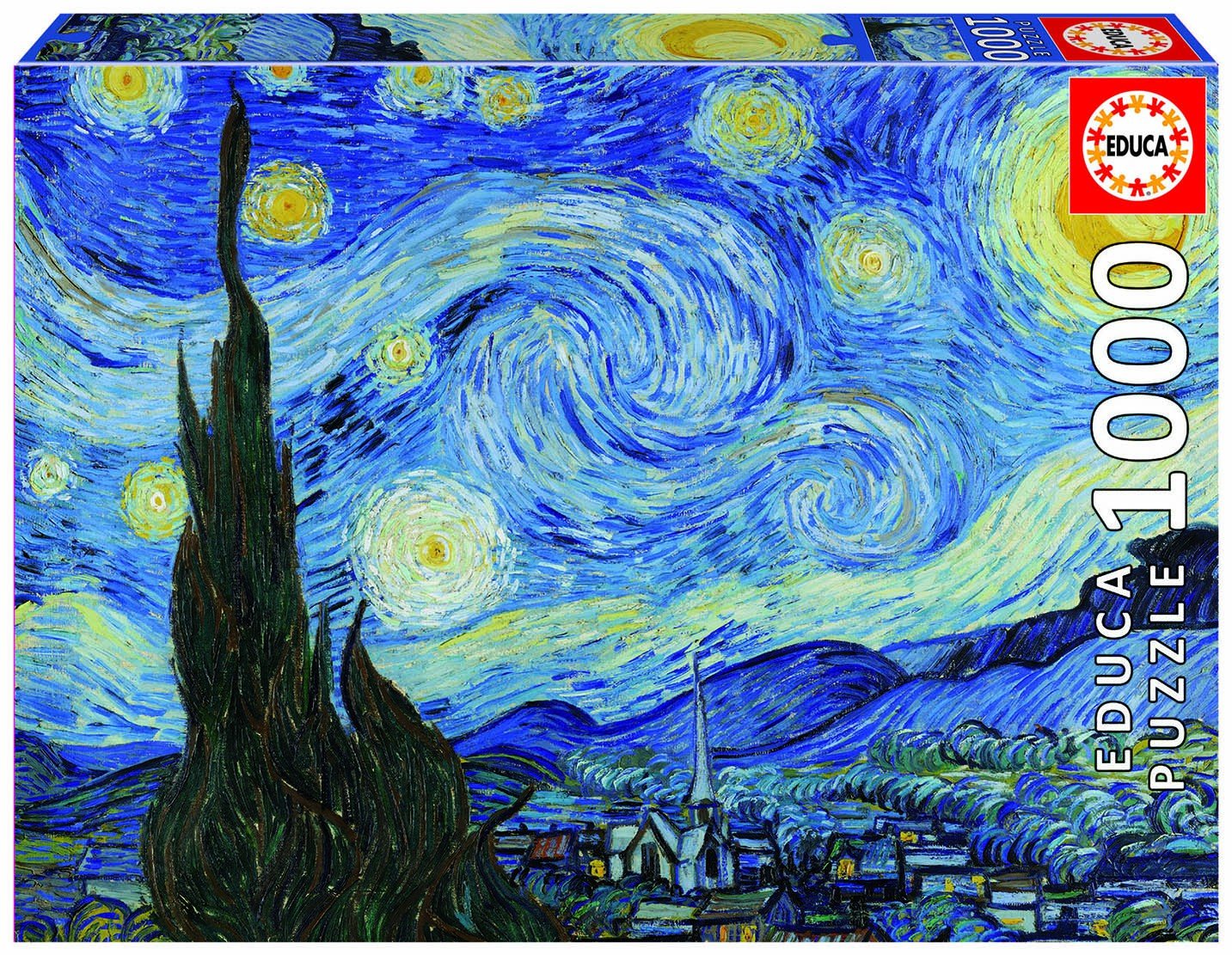 Dėlionė STARRY NIGHT, Vincent Van Gogh, 14-99 metų, 1000 dalių