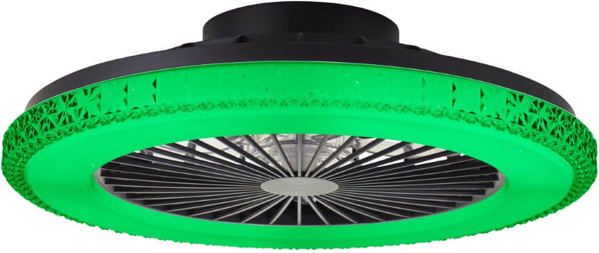 LED šviestuvas-ventiliatorius BRILLIANT BADRIA 40W CCT3000-6500K RGB 4700lm Ø49cm su pultu - 5