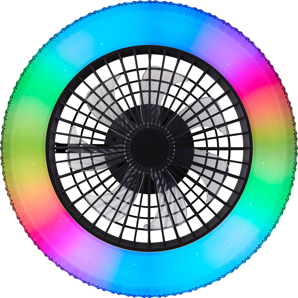 LED šviestuvas-ventiliatorius BRILLIANT BADRIA 40W CCT3000-6500K RGB 4700lm Ø49cm su pultu - 3