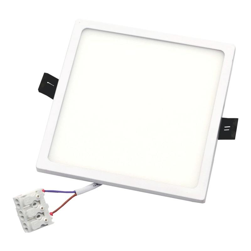 Įleidžiama LED panelė TOPE Split, 16 W, 1168 lm, 4000K, IP44, baltos sp., kvadrato f. - 6