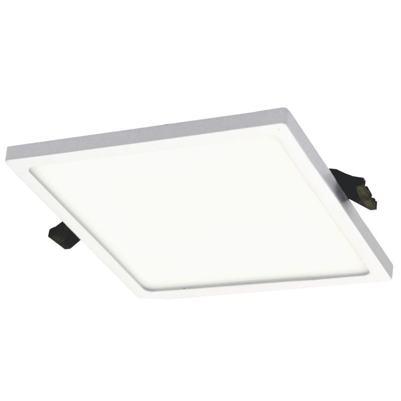 Įleidžiama LED panelė TOPE Split, 16 W, 1168 lm, 4000K, IP44, baltos sp., kvadrato f. - 1