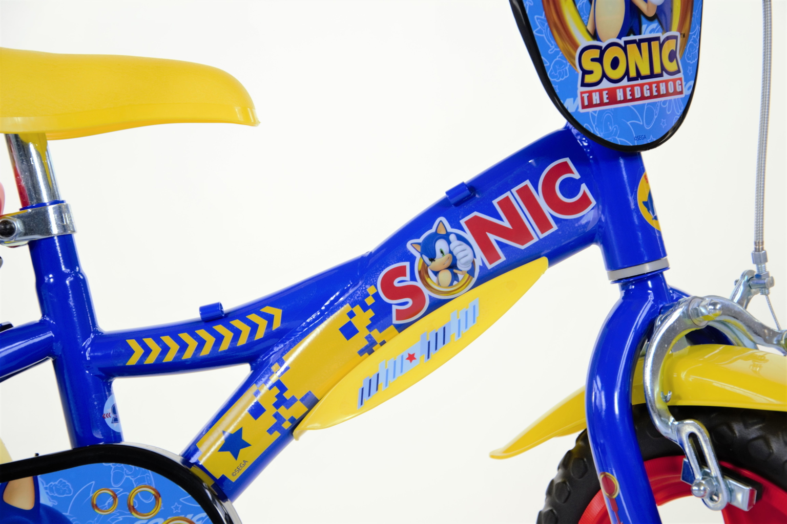 Vaikiškas dviratis Dino Bikes Sonic, 12'', mėlynas-1