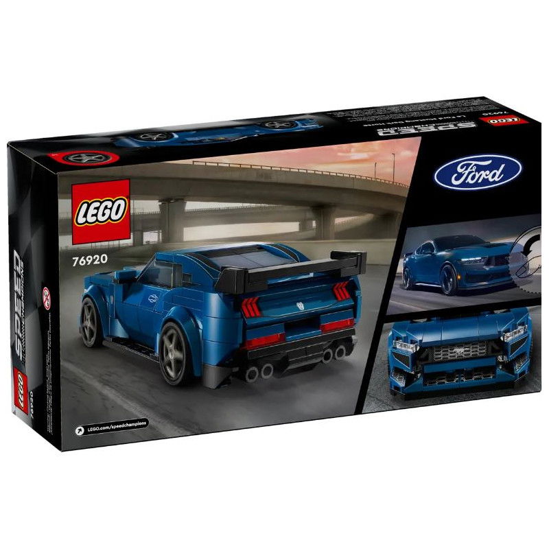 Konstruktorius LEGO SPEED CHAMPIONS FORD MUSTANG DARK HORSE - 6