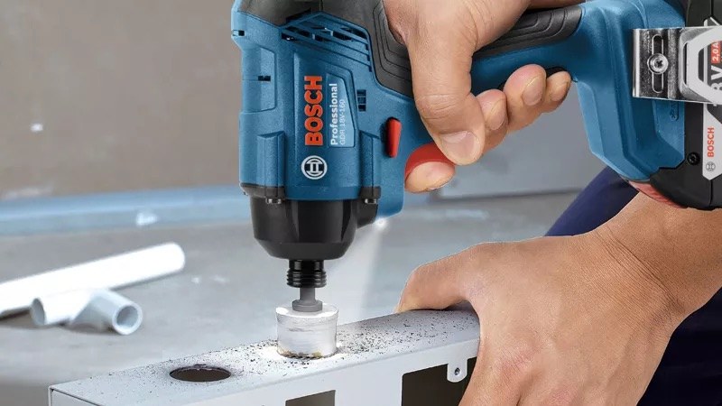 Akumuliatorinis smūginis suktuvas BOSCH PRO GDR 18V-160 solo (be akum., su L-BOXX) - 4
