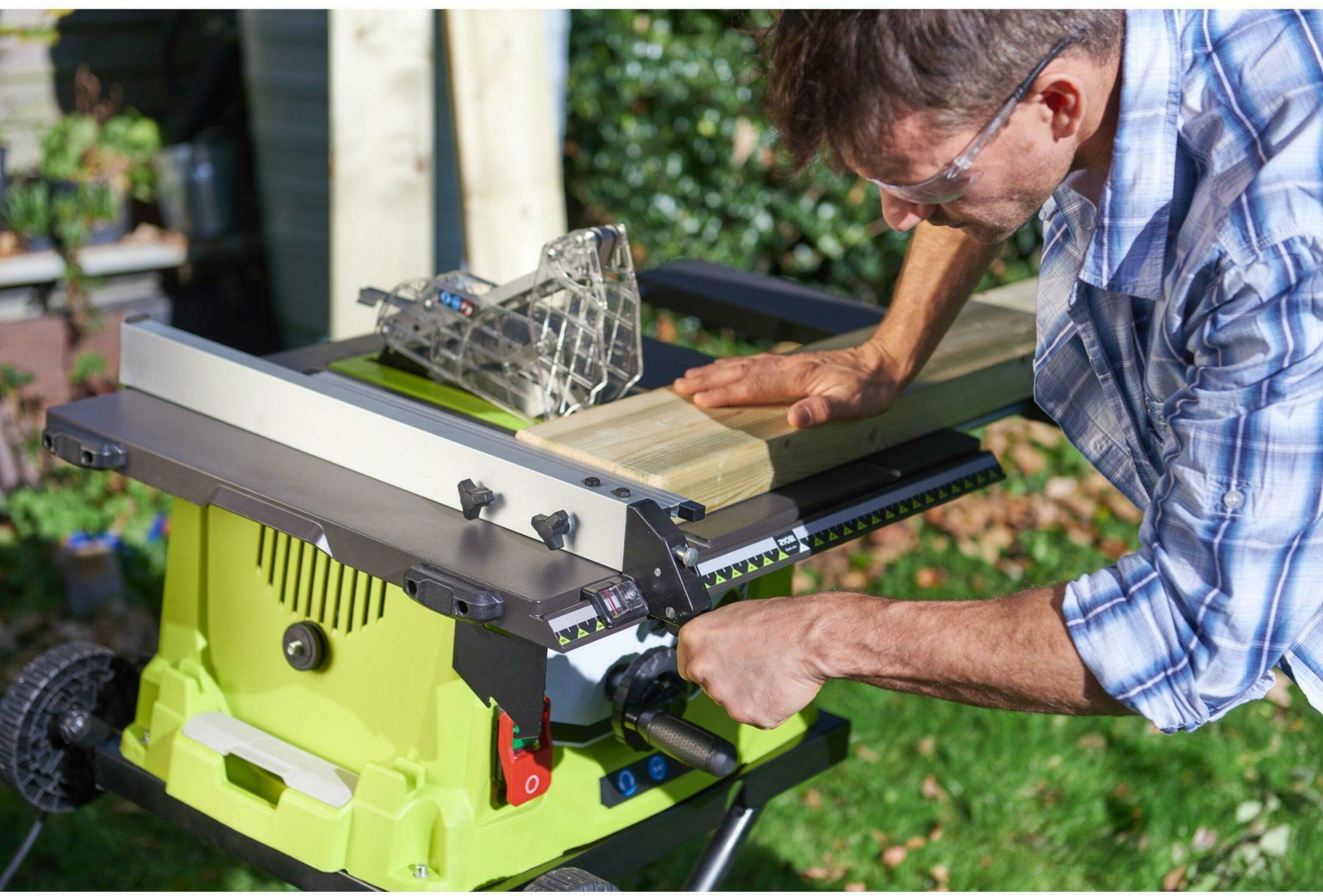 Diskinio pjovimo staklės su stovu Ryobi RTS1800EF-G, 1800 W-1
