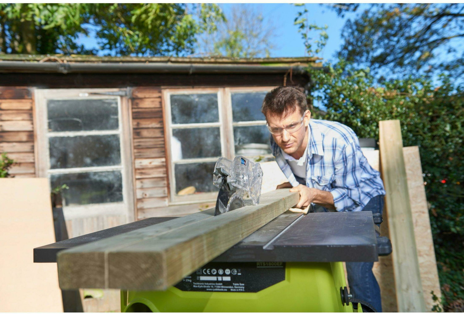 Diskinio pjovimo staklės su stovu Ryobi RTS1800EF-G, 1800 W - 5