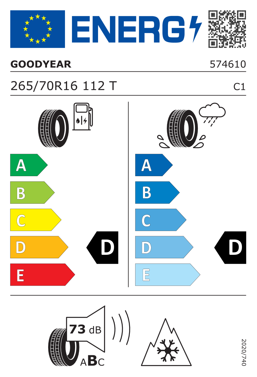 Goodyear Wrangler AT Adventure 265/70 R16 112 T - 2