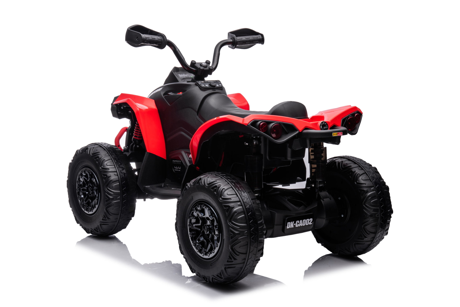 Vaikiškas elektrinis keturratis CAN-AM, raudonas - 8