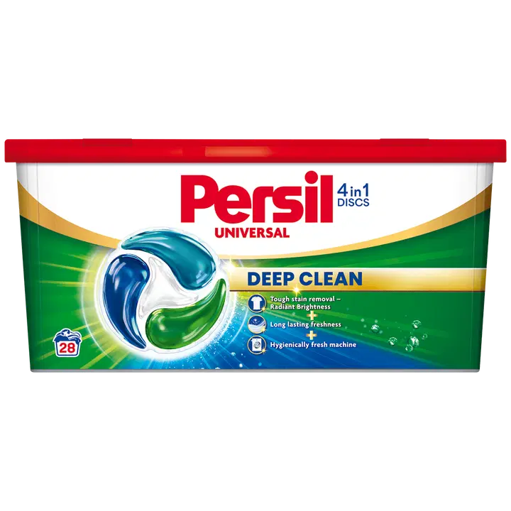Skalbimo kapsulės PERSIL DISCS Universal, 28 vnt-0