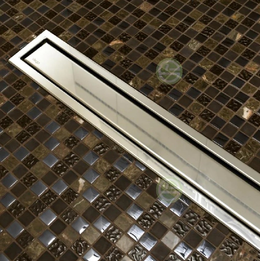 Dušo latakas VENTO, 800 mm, 360' reguliuojamas pajungimas, dvipusės grotelės, nerūd. pl.-1