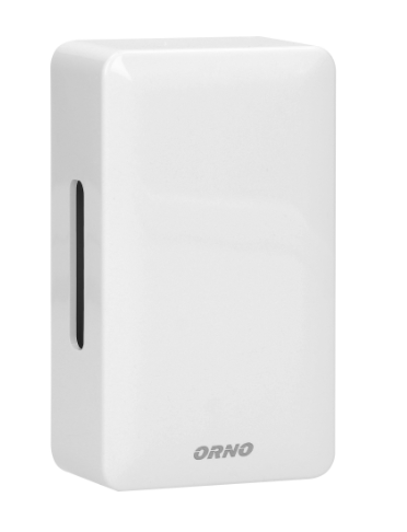 Laidinis durų skambutis ORNO 2 tonų, 80dB, IP20, baltos sp.