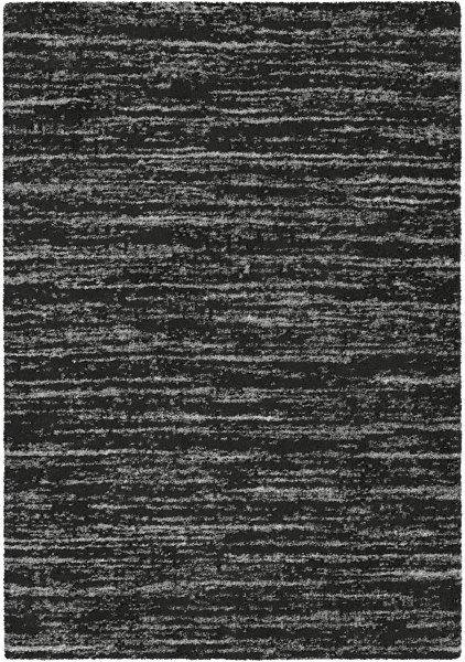 Kilimas SHERPA 52808-933, 200 x 140 cm, juodas/šviesiai pilkas