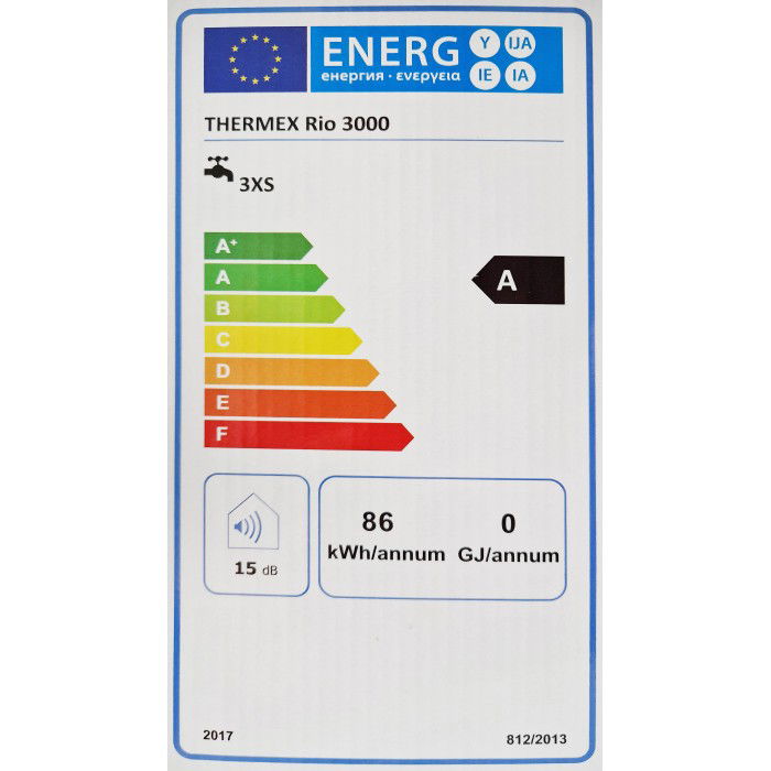 Momentinis vandens šildytuvas THERMEX Rio, 3 kW-1