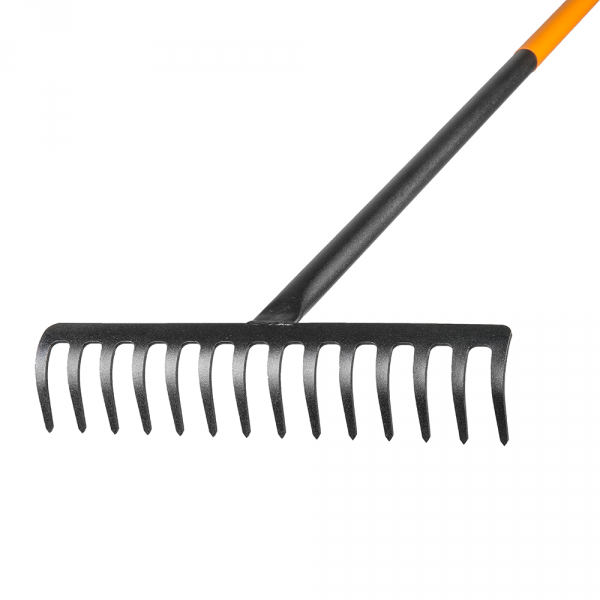 Metalinis grėblys Bradas, 36 cm, su grūdinto boro plieno galva-0