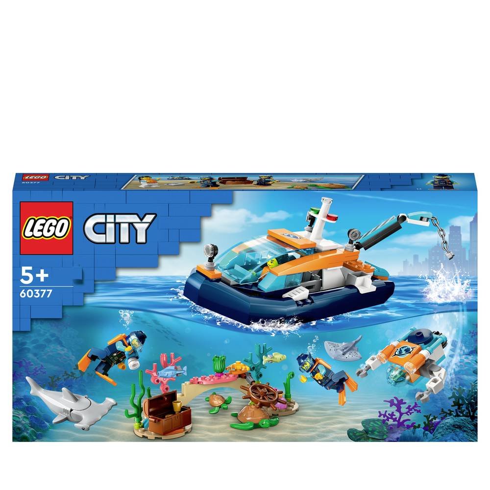 Konstruktorius LEGO City Explorer Diving Boat - 1