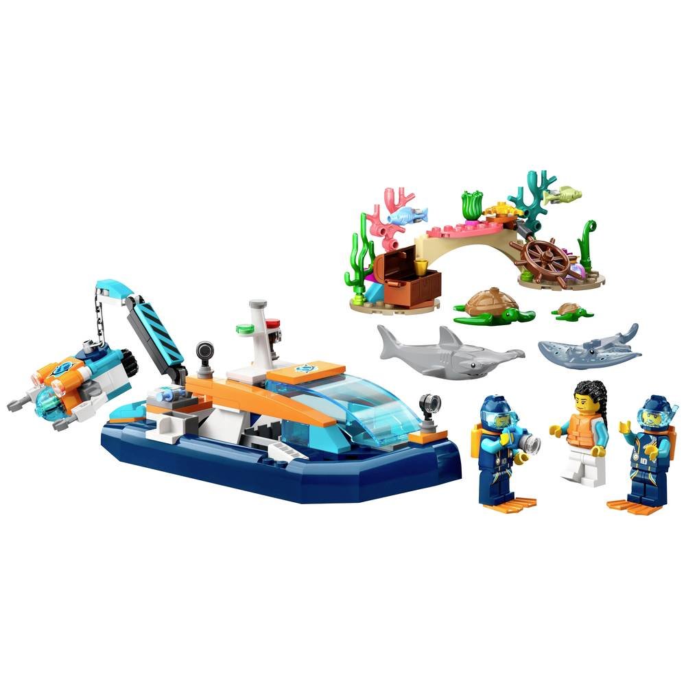 Konstruktorius LEGO City Explorer Diving Boat - 2