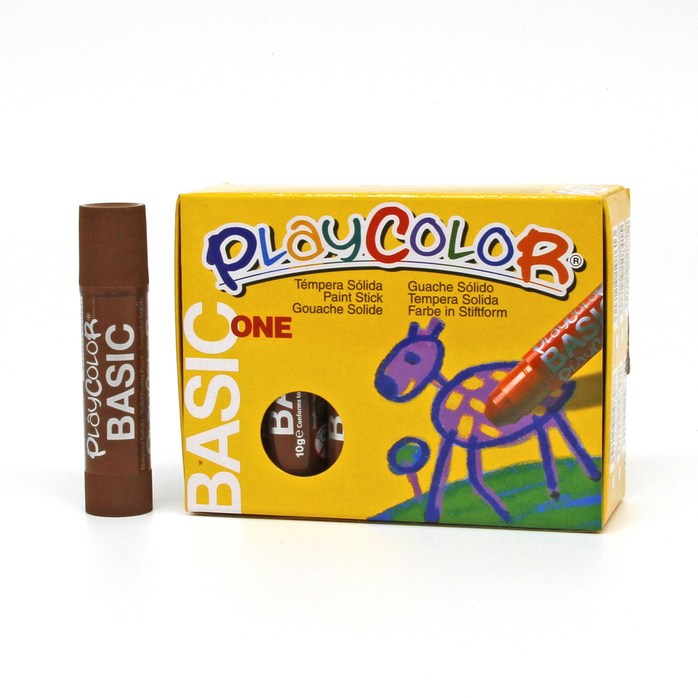 Pieštukinis guašas PLAYCOLOR basic one rudas-0