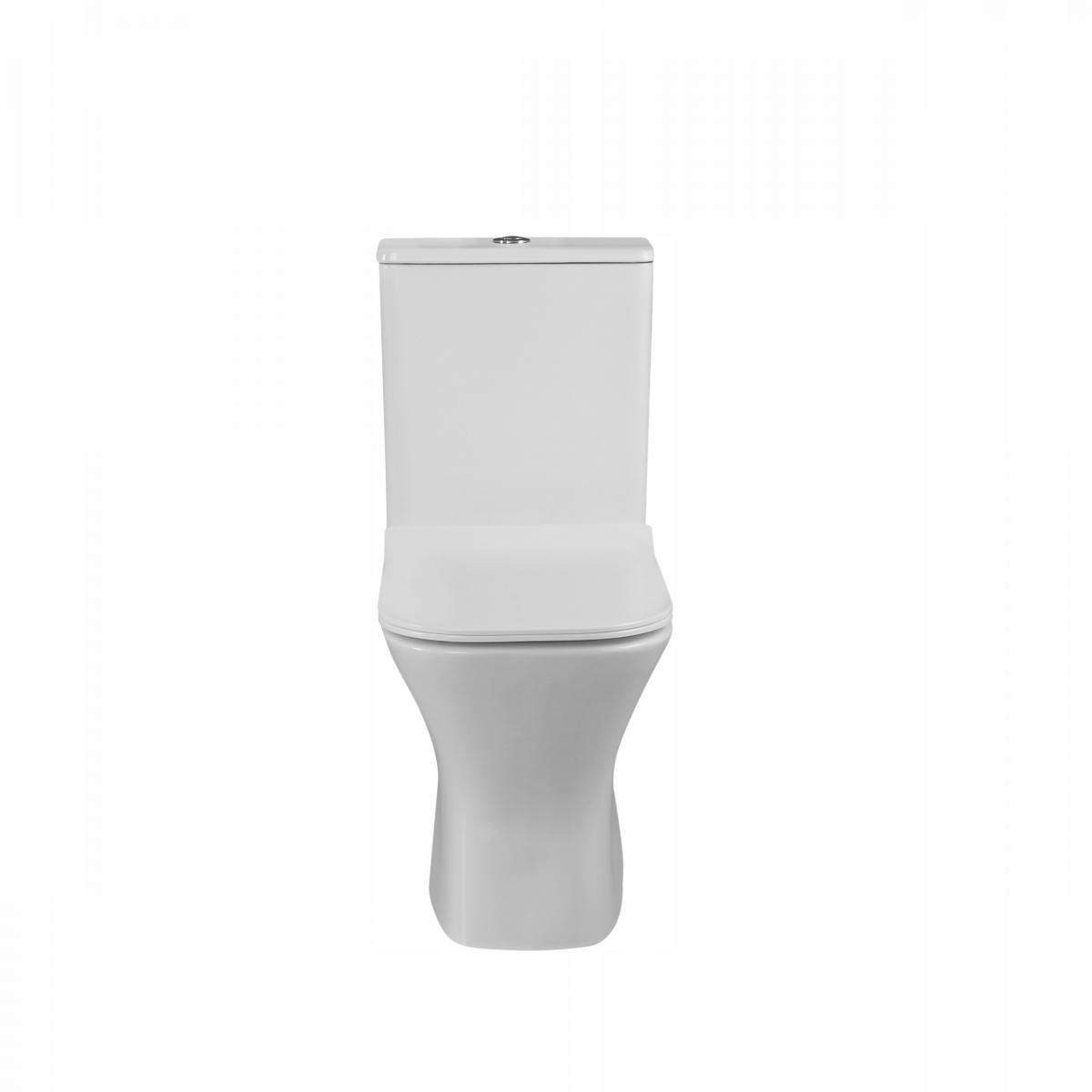 Unitazo komplektas INVENA VERSO, rimless, su S/C dangčiu, 4/6 l-0
