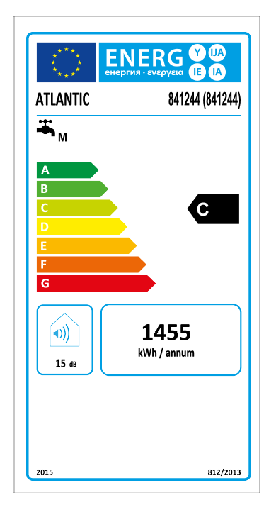 El. vandens šildytuvas ATLANTIC Expert O'PRO VM050, 50 l, vert., 2 kW-1