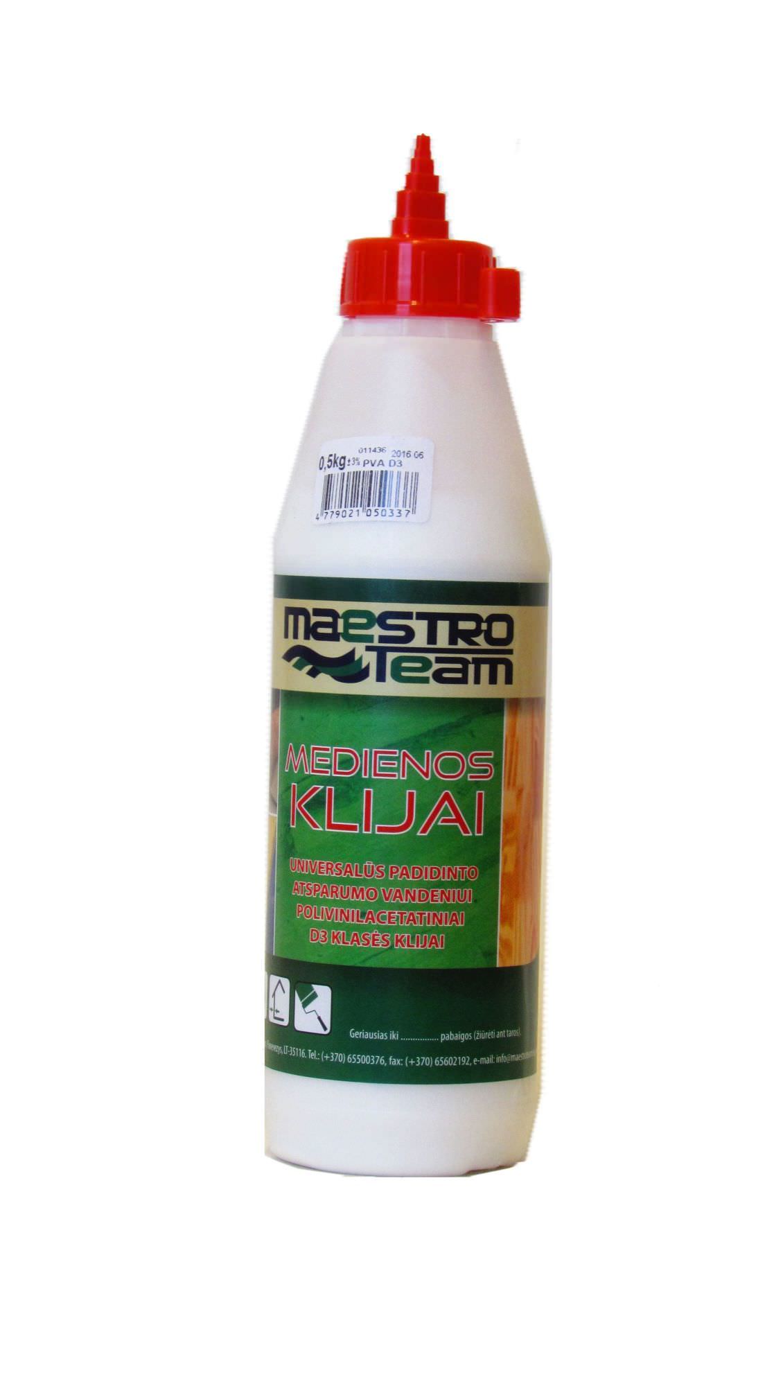 Klijai MAESTRO TEAM PVA D3, 500 g-0