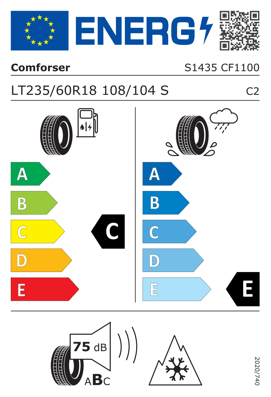 Comforser CF1100 235/60 R18 108 S - 2