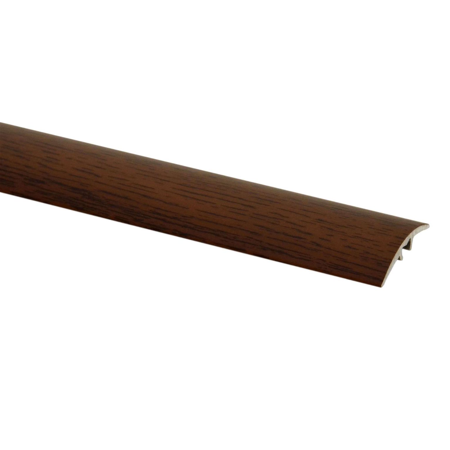 Aliumininė grindų juostelė SM1 W11, amerikietiško riešuto sp., 30 mm pločio, 186 cm ilgio