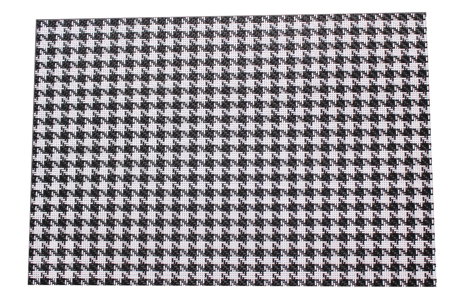 Pintas stalo serviravimo padėkliukas, juodas/baltas raštas, 43 x 28 cm