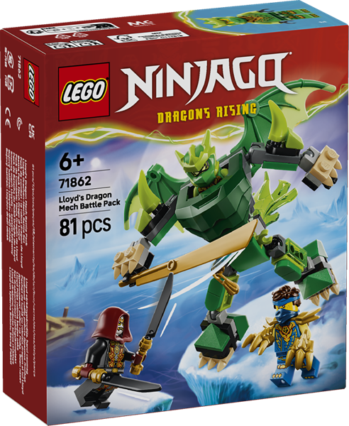 Konstruktorius LEGO Ninjago Lloyd's Dragon Mech Battle Pack - 1