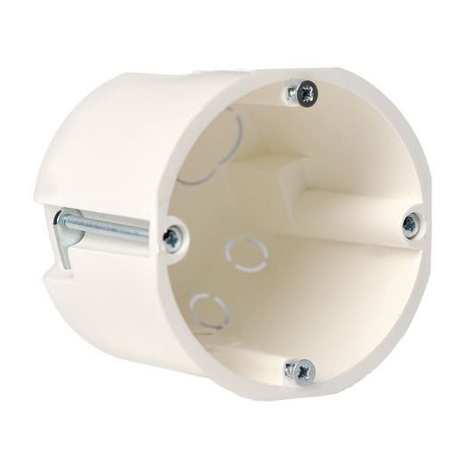 Vienvietė pagilinta sujungiama dėžutė Liregus, 70x70x63mm, 850 °C, IP20, žalios sp.-0