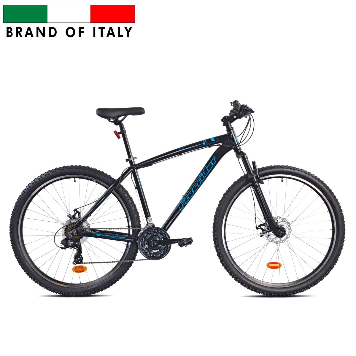 Kalnų dviratis FREERIDER 29" 22020 juodas/mėlynas (19")