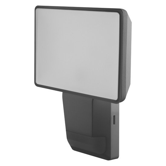 LED prožektorius OSRAM ENDURA PRO, IP55, 4000K, 15W, 1980lm, su judesio davikliu pilkos sp-0