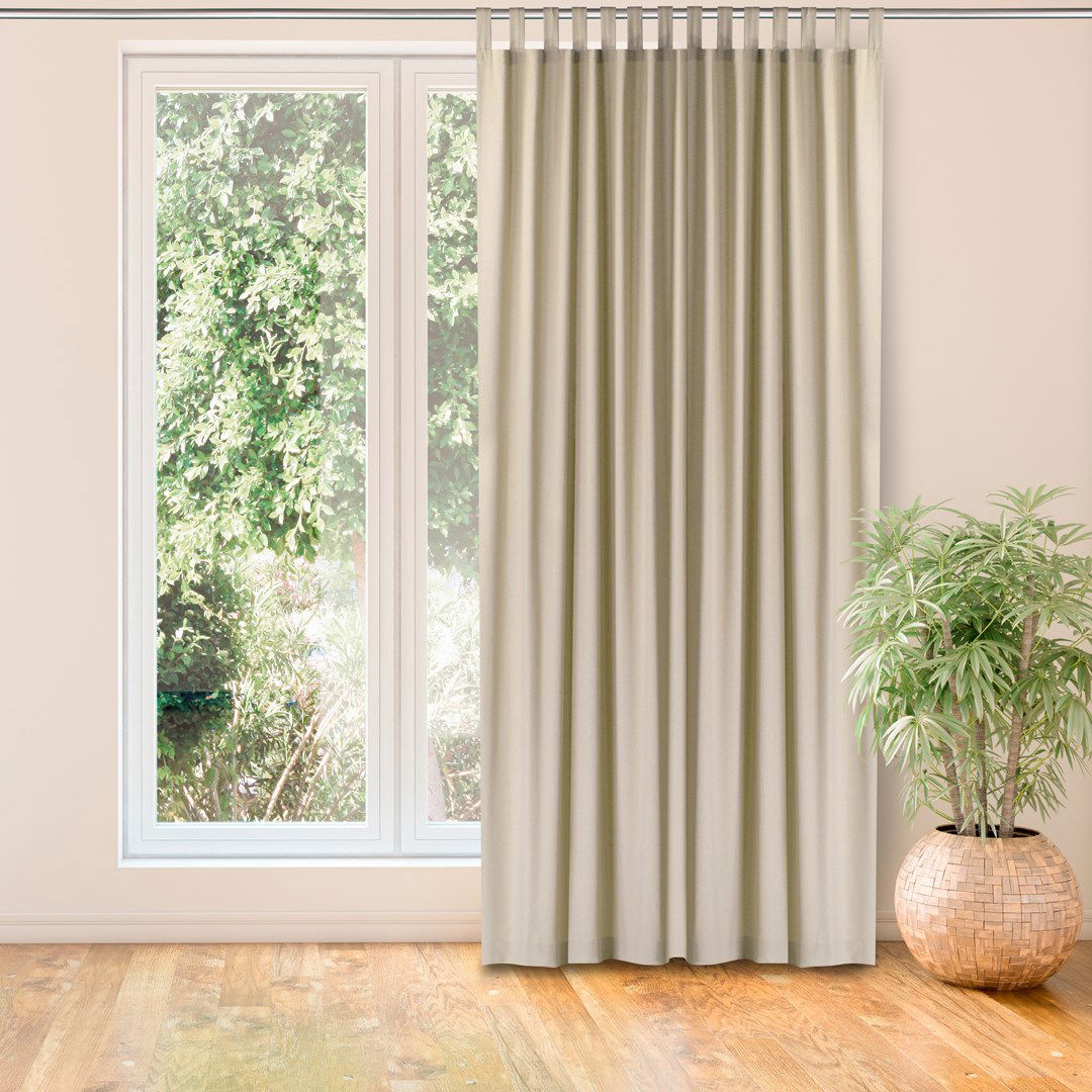Naktinė užuolaida CARMENA  BEIGE TAB, 150x245 cm - 2