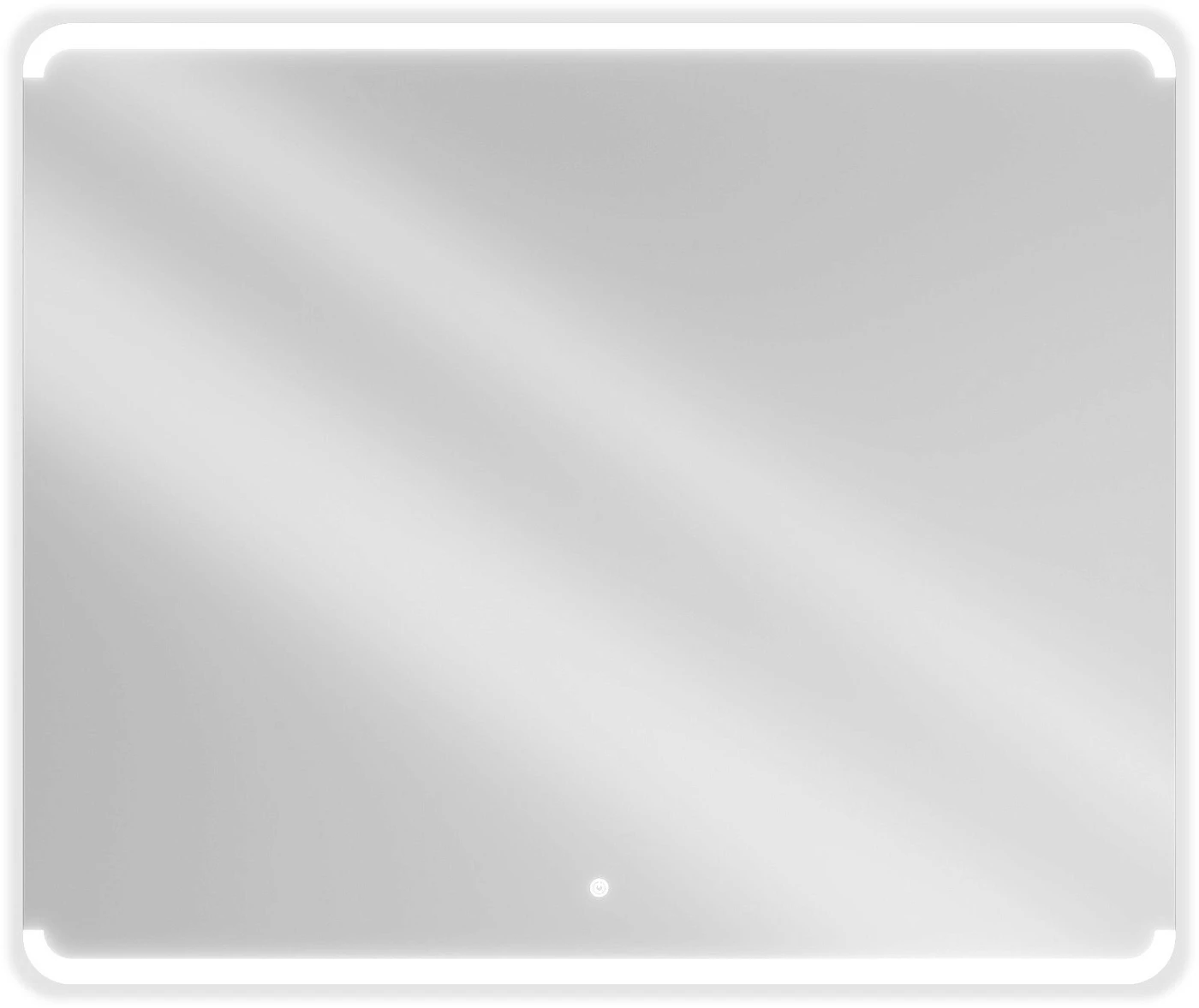 Vonios veidrodis Mexen Nida su LED apšvietimu ir šildymo kilimėliu, 120 x 100 cm-0