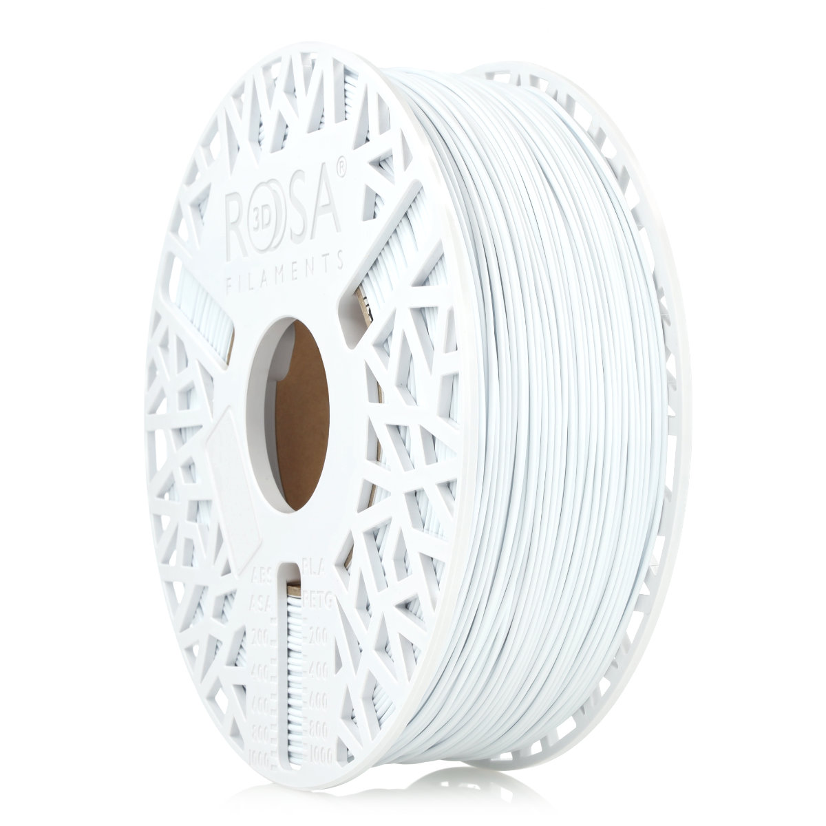 3D plastikas Rosa3D ABS+, 1 kg, 1.75 mm, balta sp.