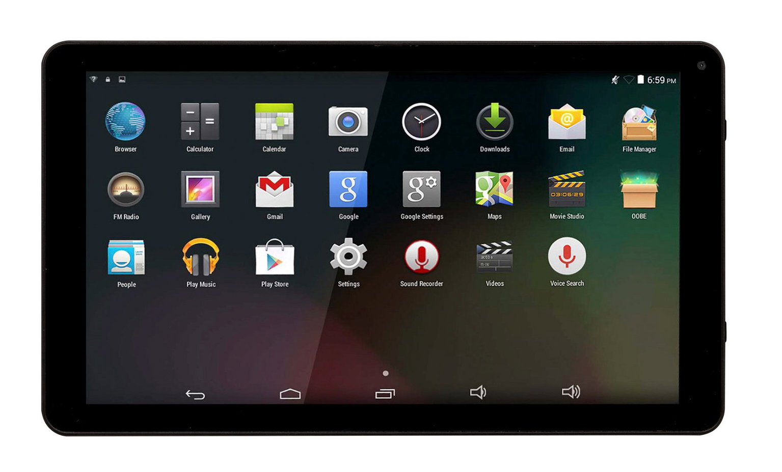 Planšetė Denver TAQ-10285 10.1/64GB/1GB/WI-FI/ANDROID8.1/BLACK-0