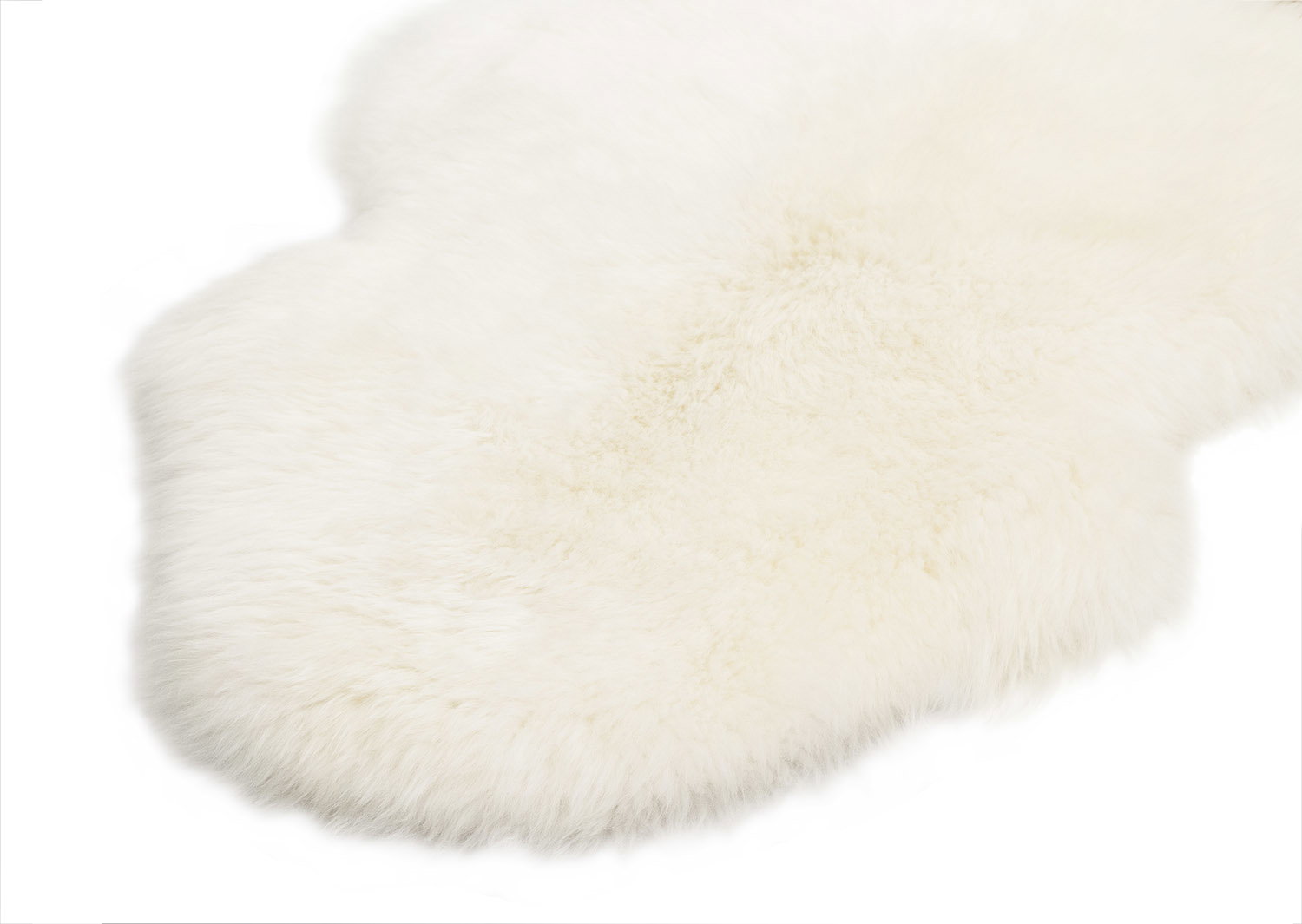 Avies kailio kilimas NARMA MERINO NATURAL WHITE M, 90 x 60 cm, 100% kailio-1